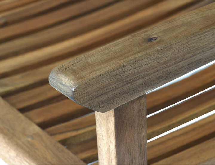 SIENA GARDEN 2er Bank Paleros Akazie, geölt